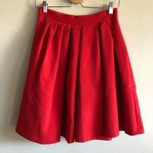 Banana Republic Red Skirt (with pockets!)